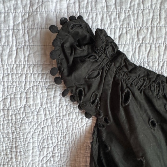 JCrew Midi Black Eyelet Dress 2T - Picture 8 of 8